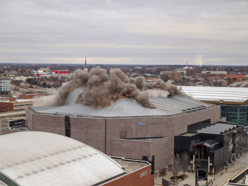 Bradley Center Roof Implosion - Demolition Project