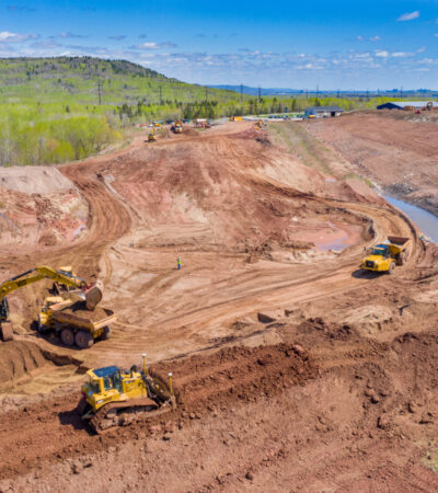Aerial View of Earthwork Project