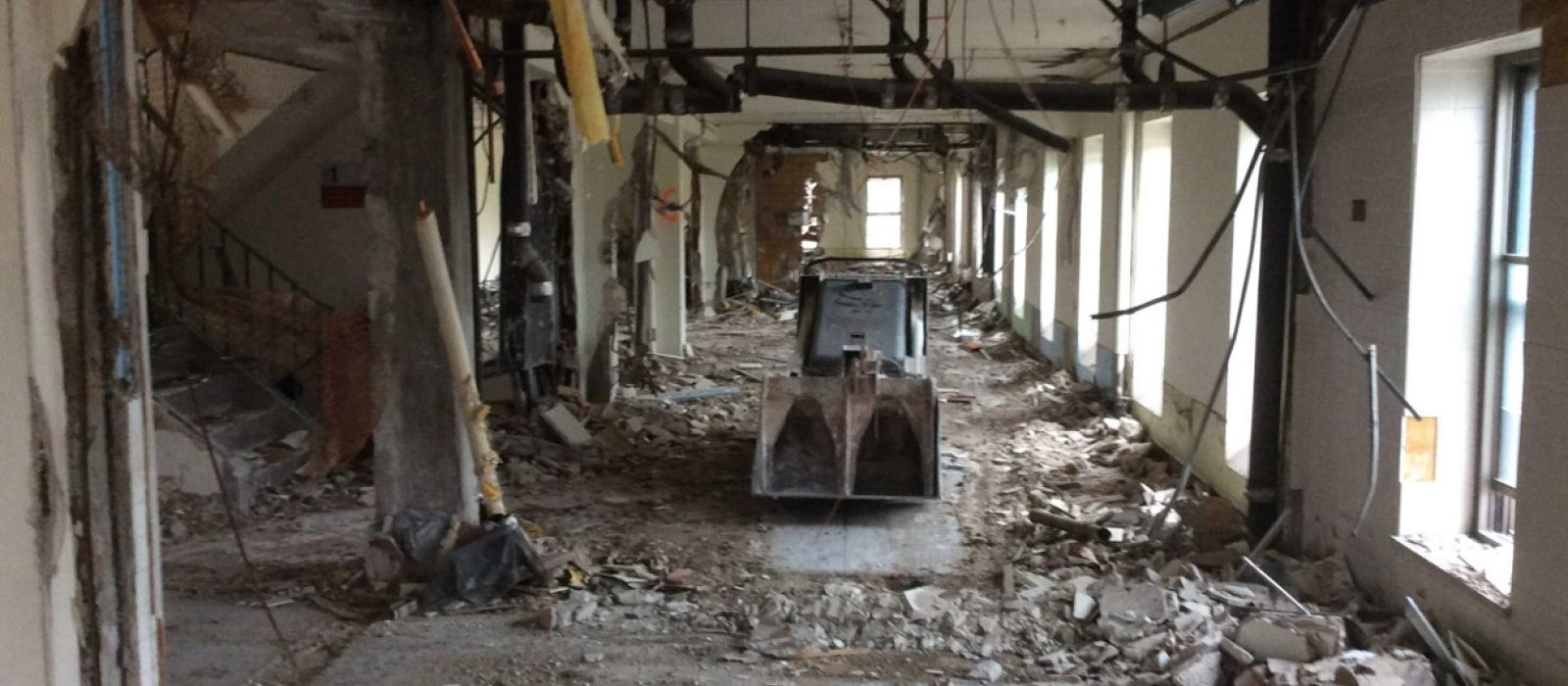 Interior Demolition Of Pioneer Hall