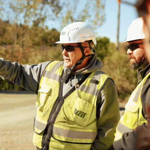 Project Manager Leading On Site