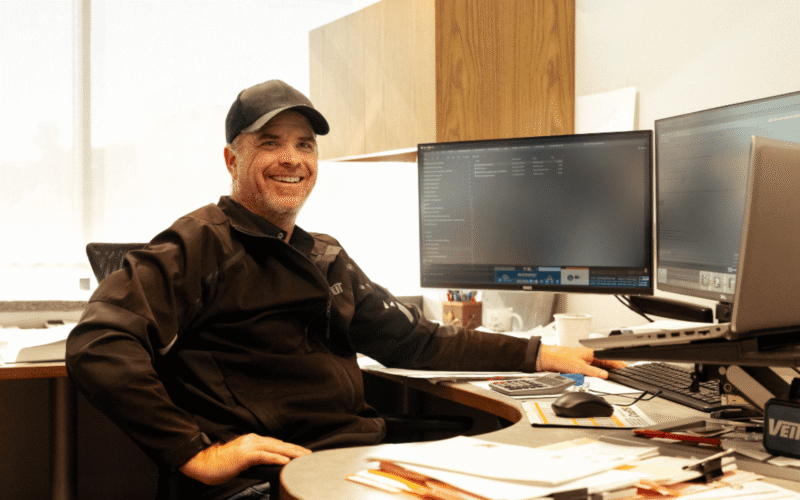 Project Manager Smiling