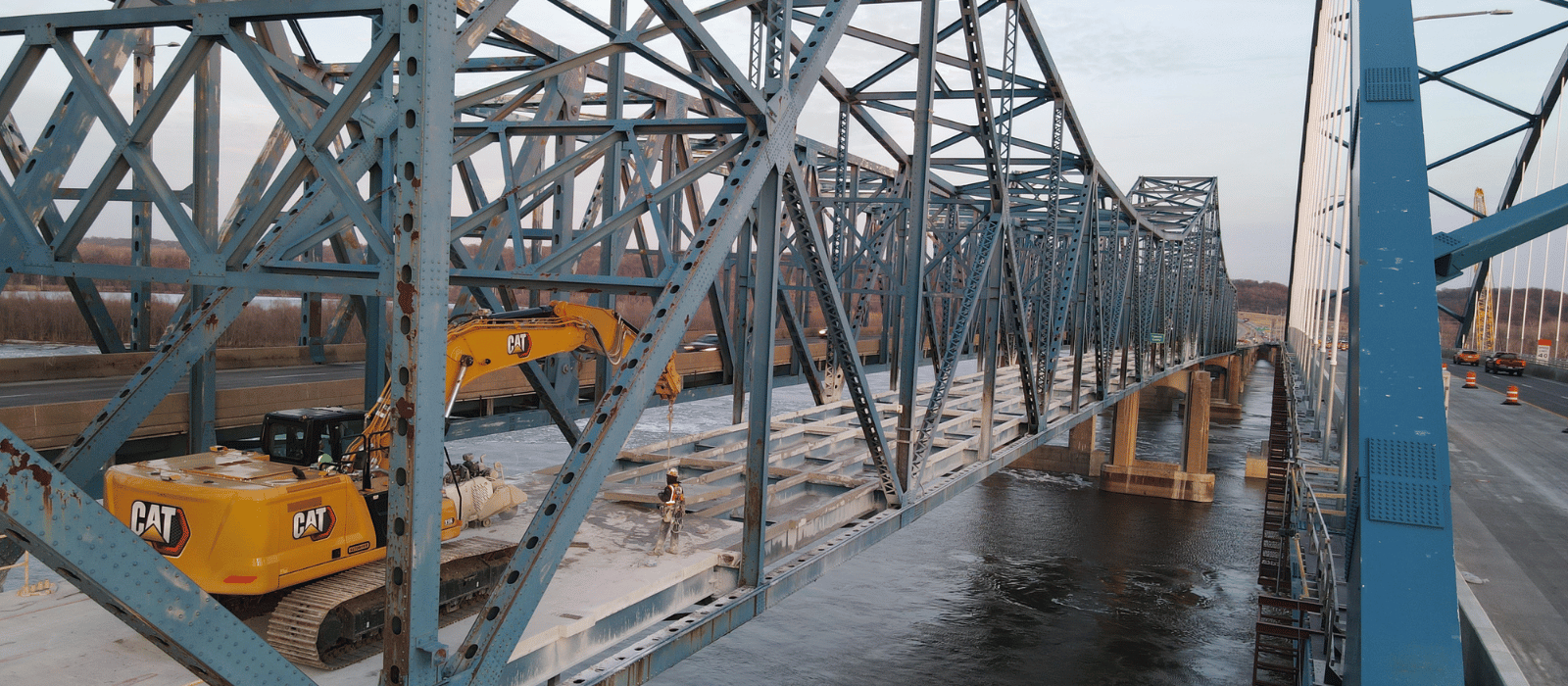 Demolition of McClugage Bridge