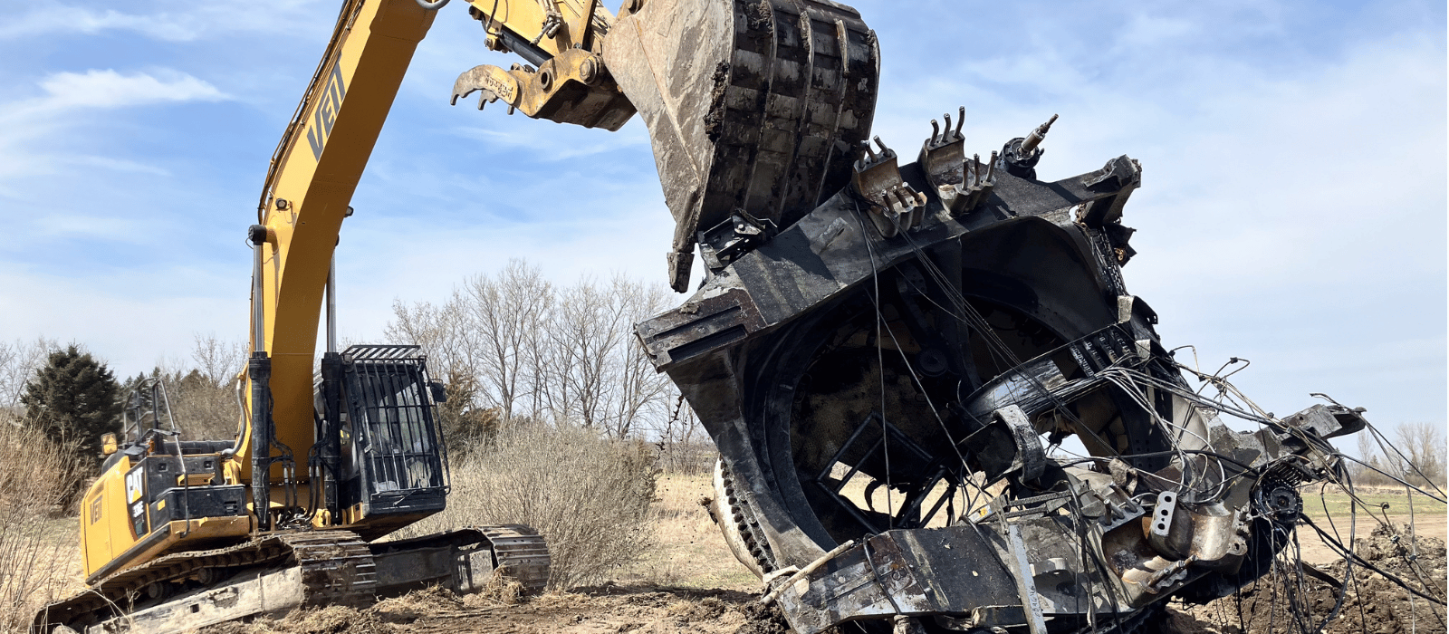 Demolition of Willmar Turbine